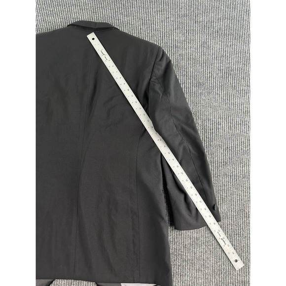 Vintage Christian Dior Tuxedo Jacket 40 L Black Wool Formal Wedding Luxury USA - Picture 5 of 16